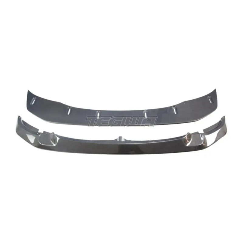 Tegiwa GTS Style 2 Piece 1x1 Carbon Fibre Front Splitter Lip BMW M3 M4 F80 F82 - Image 2
