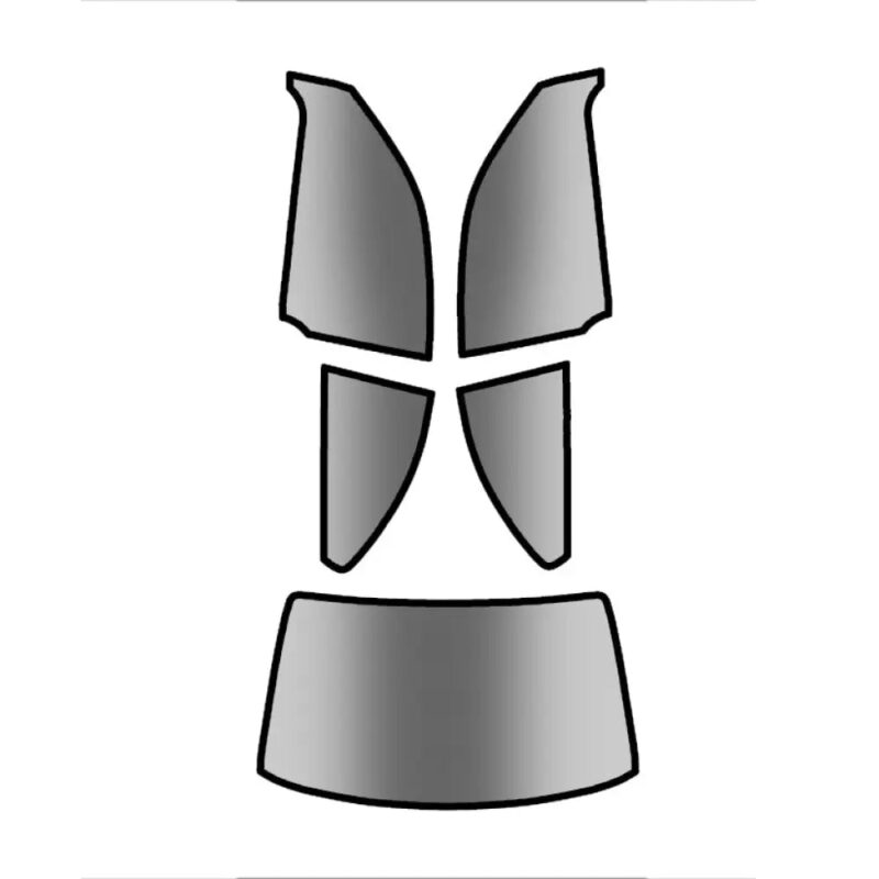 Tegiwa Polycarbonate Lexan Window Kit MSA Approved - VW Golf MK2 (3 Door) - Image 2