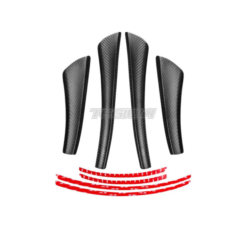Verus Engineering Carbon Dual Element Dive Plane Canard Kit Porsche Cayman 718 GT4 - Image 4