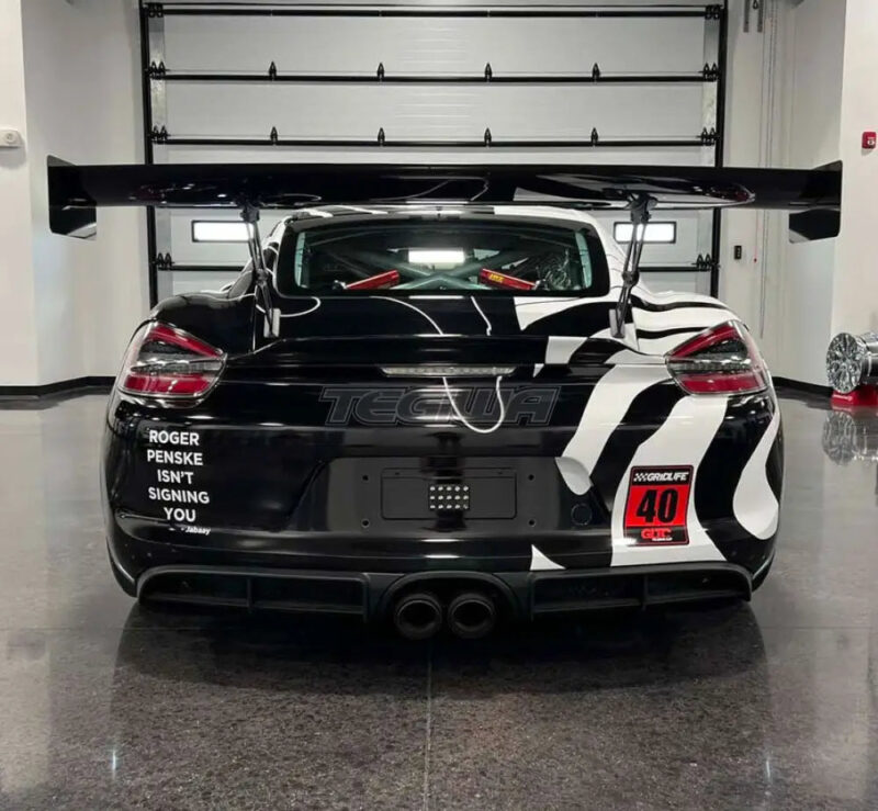 Verus Engineering UCW Rear Wing Kit Porsche Cayman 981 718 GT4 - Image 3