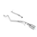 Milltek Volkswagen Transporter \ Caravelle T6.1 SWB 199PS 2.0TDI 2wd & 4MOTION 2019-2023 Particulate Filter-back Exhaust - Non-Resonated Polished